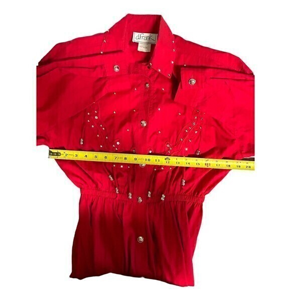 Vintage d. Frank Dress Womens 8‎ Western Fringe Beads Boho Primitive Roc… - Picture 7 of 9